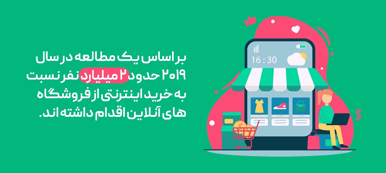 درآمد فروشگاه آنلاین