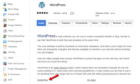 نصب Wordpress با اتواینستالرها