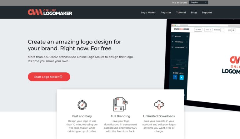 لوگو ساز رایگان Online Logo Maker