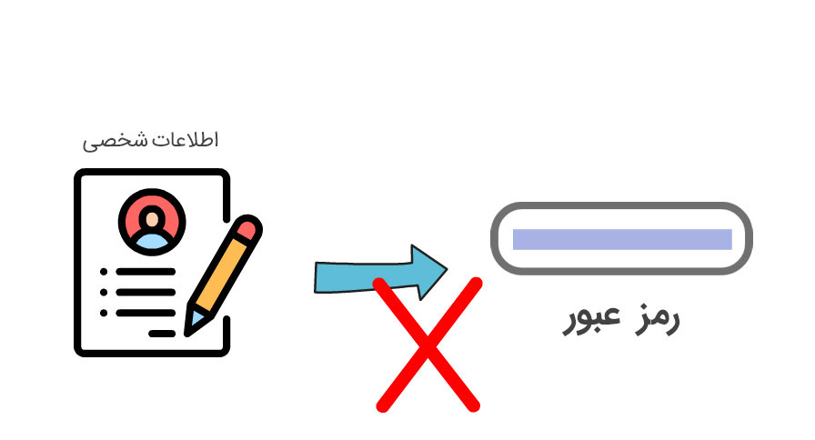 از اطلاعات شخصی خود استفاده نکنید