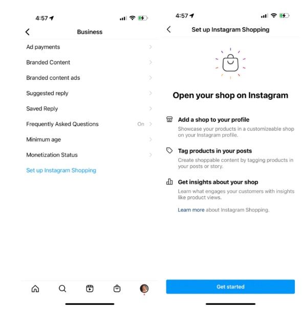 راه اندازی فروشگاه اینستاگرام