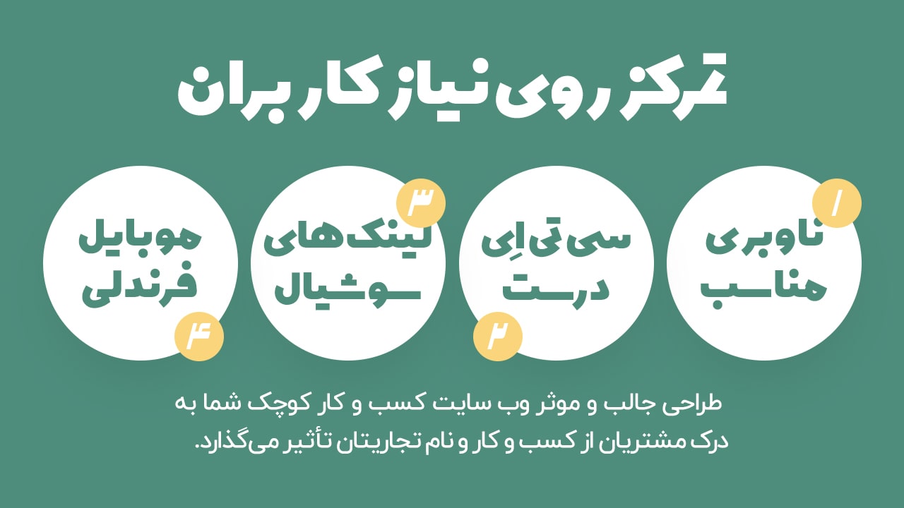 تمرکز روی نیاز کاربران